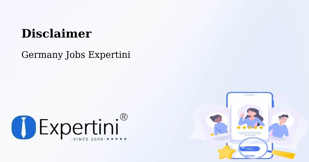 Disclaimer – Asperg - Germany Jobs Expertini